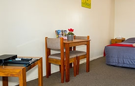 studio unit which can accommodate two persons